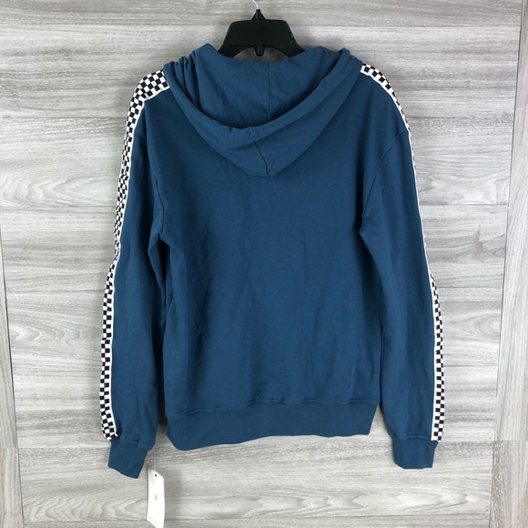 Sovereign Code King Checkered Trim Zip Hoodie Sweater - Picture 7 of 9